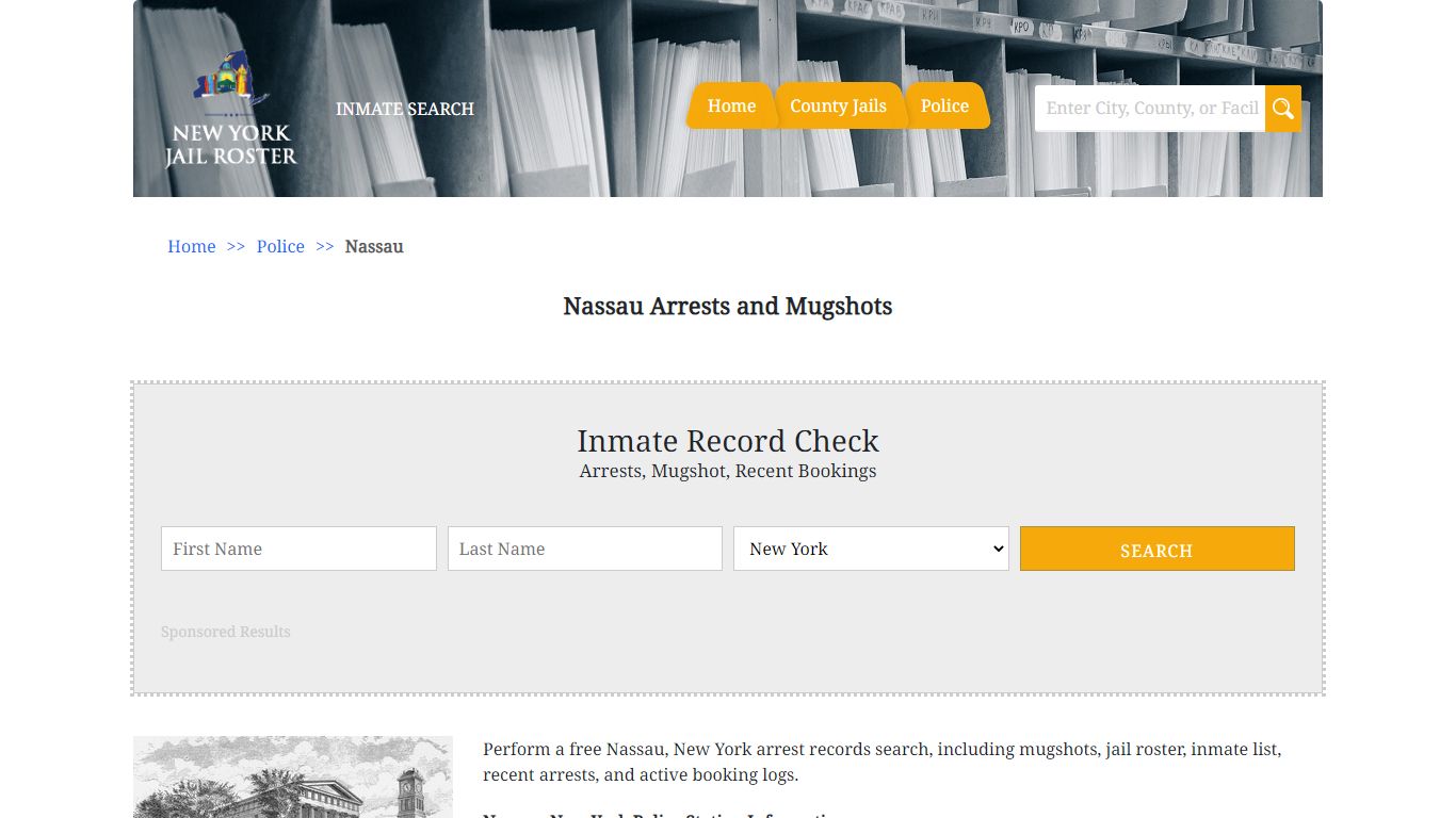 Nassau Arrests and Mugshots | Jail Roster Search